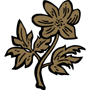 Flower icon from family crest.