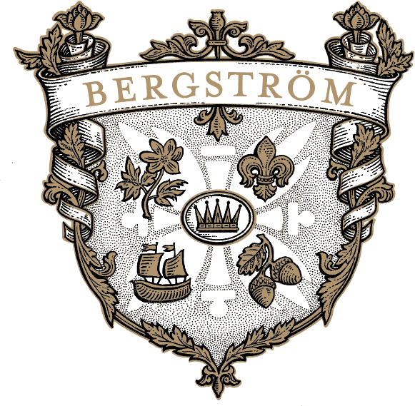 Bergstrom shield logo.